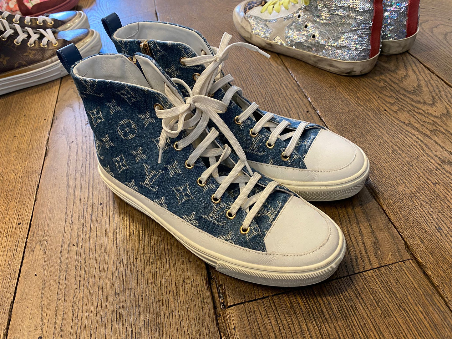 Baskets Stellar Louis Vuitton Denim — Taille 39