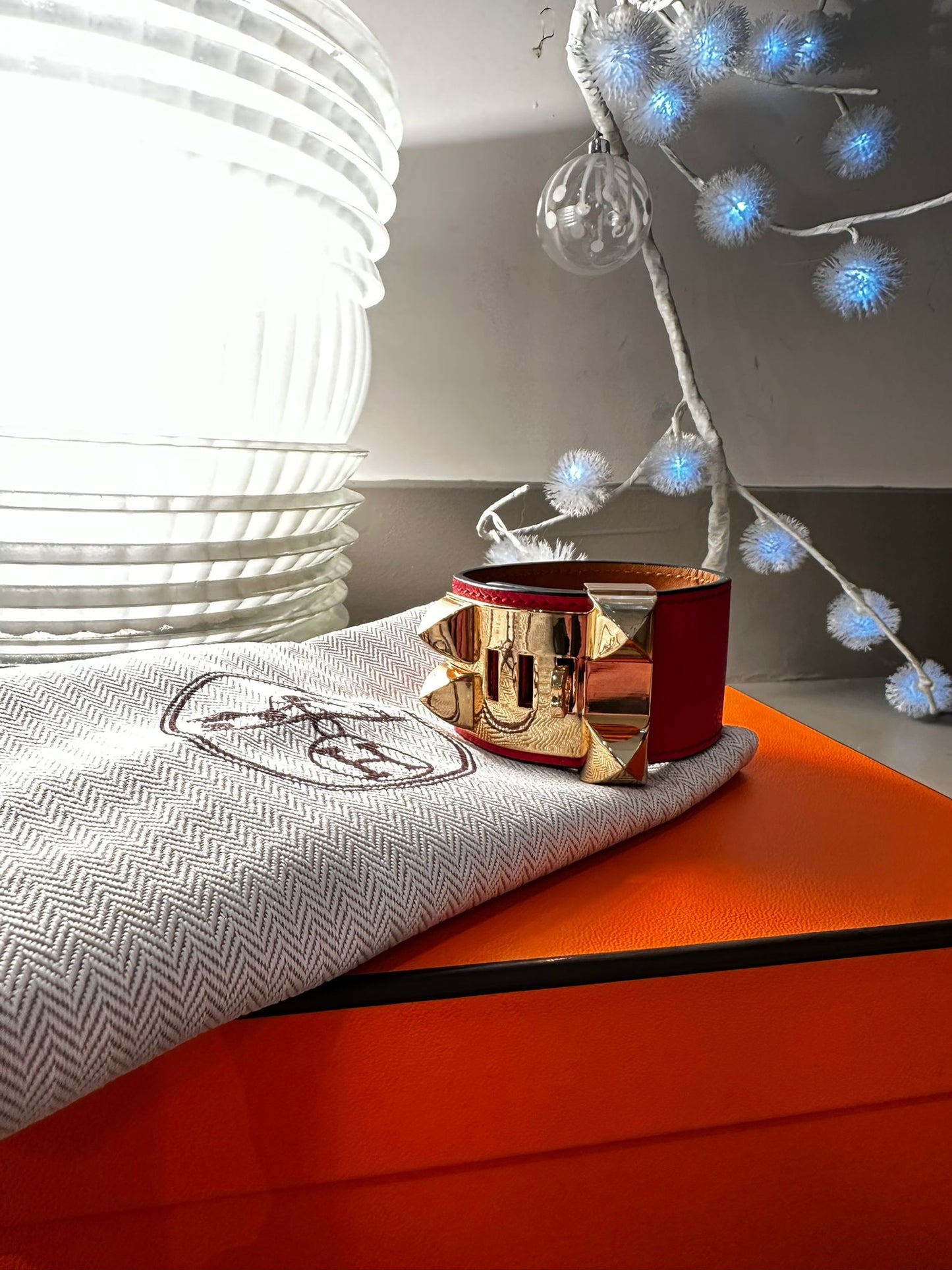 Bracelet Hermès — Rouge
