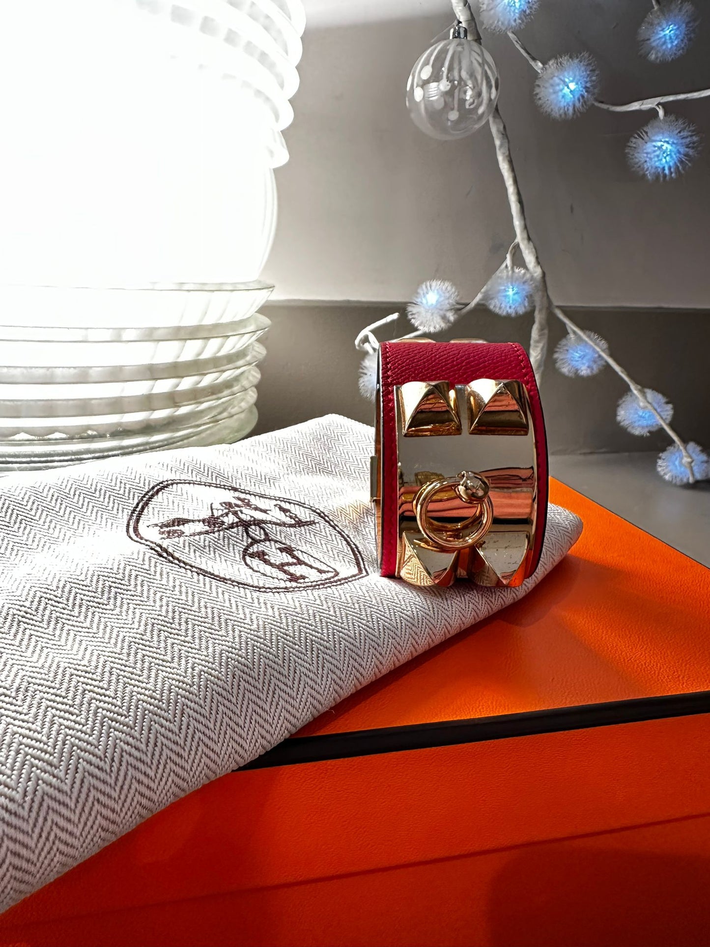 Bracelet Hermès — Rouge