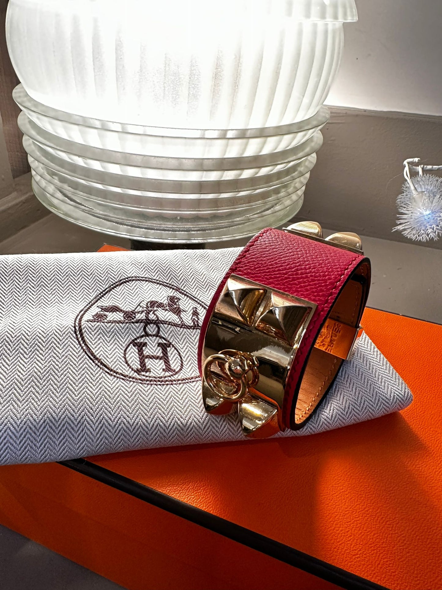 Bracelet Hermès — Rouge