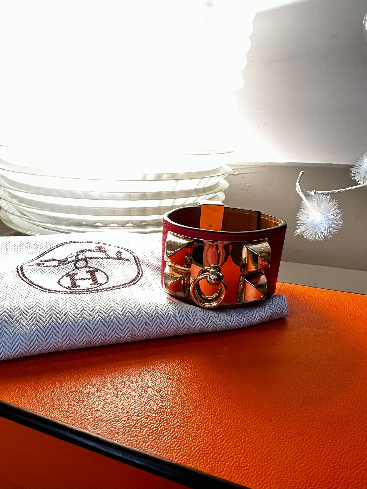 Bracelet Hermès — Rouge