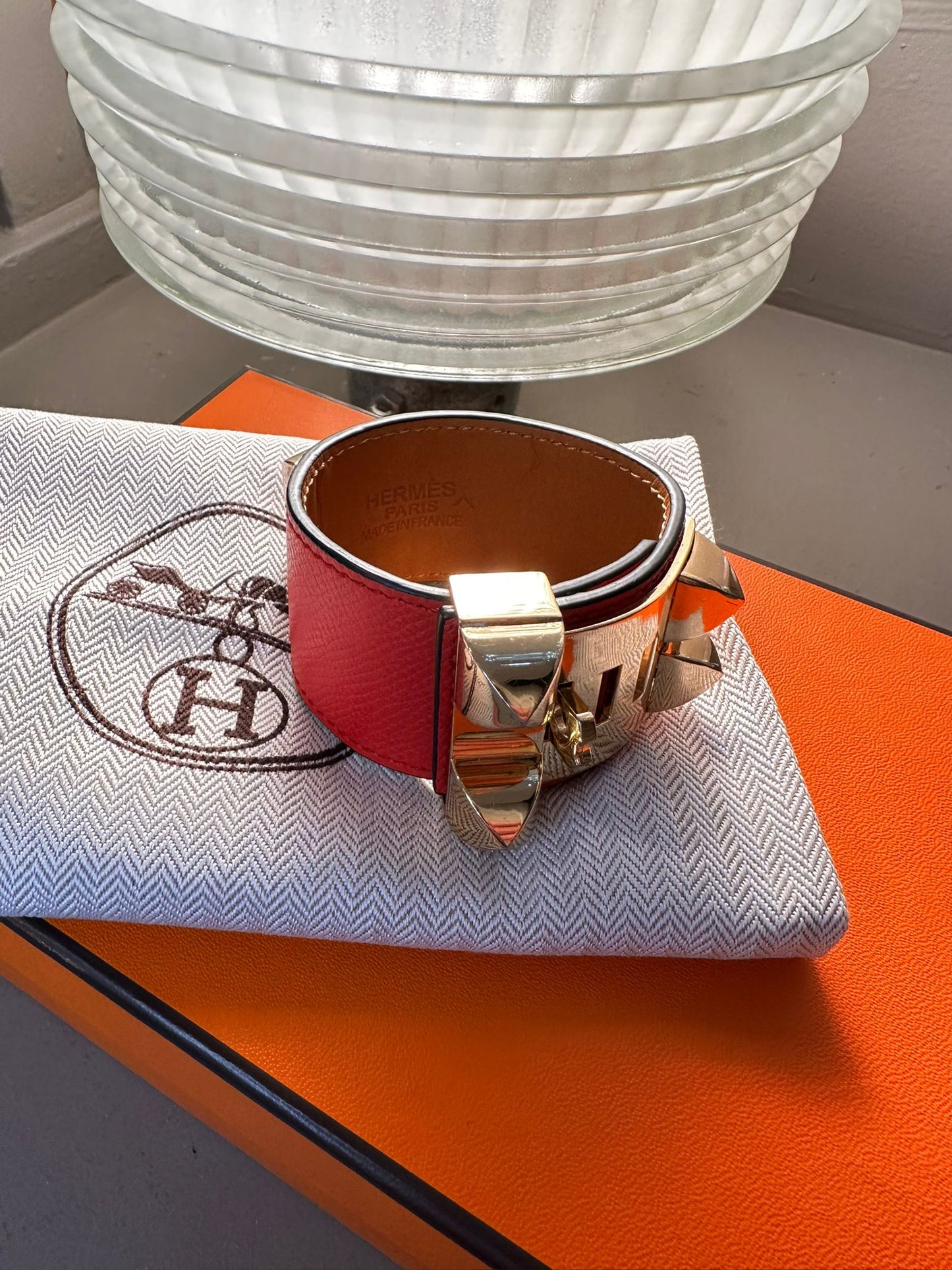 Bracelet Hermès — Rouge