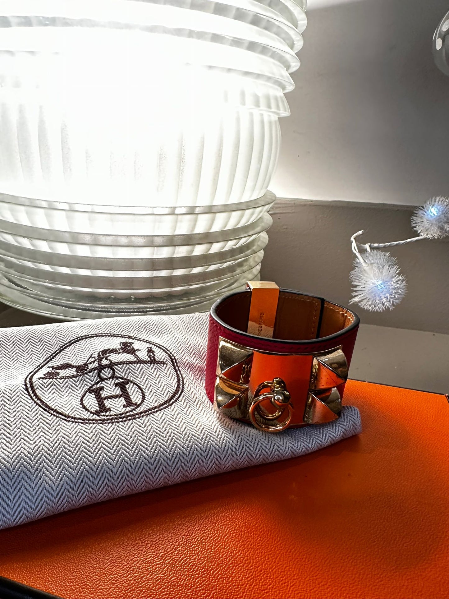 Bracelet Hermès — Rouge
