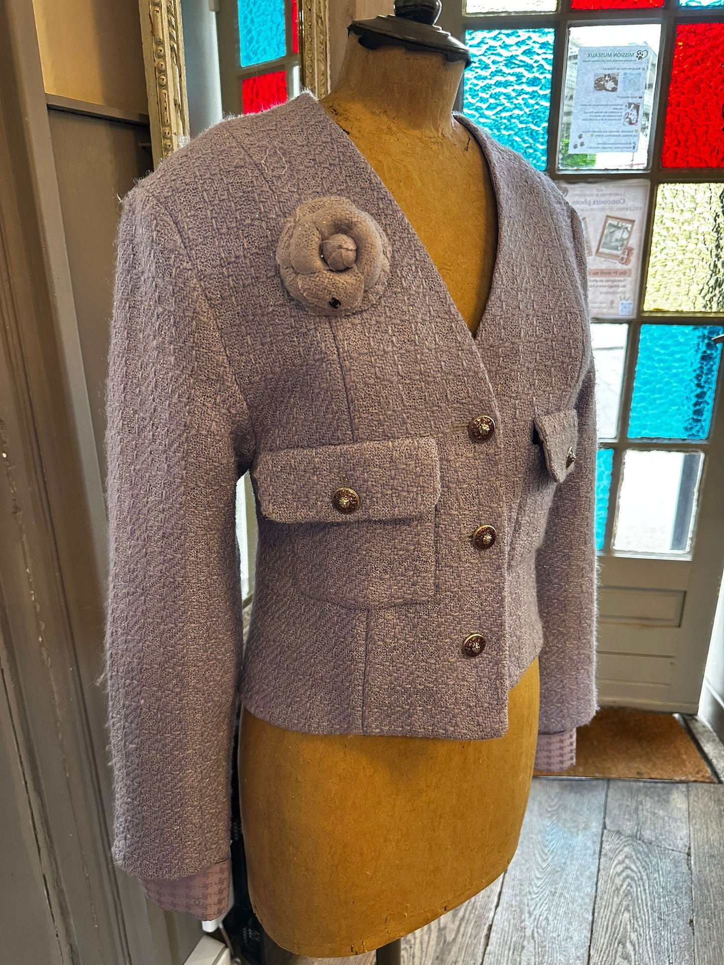 Veste en tweed Chanel — Taille 38