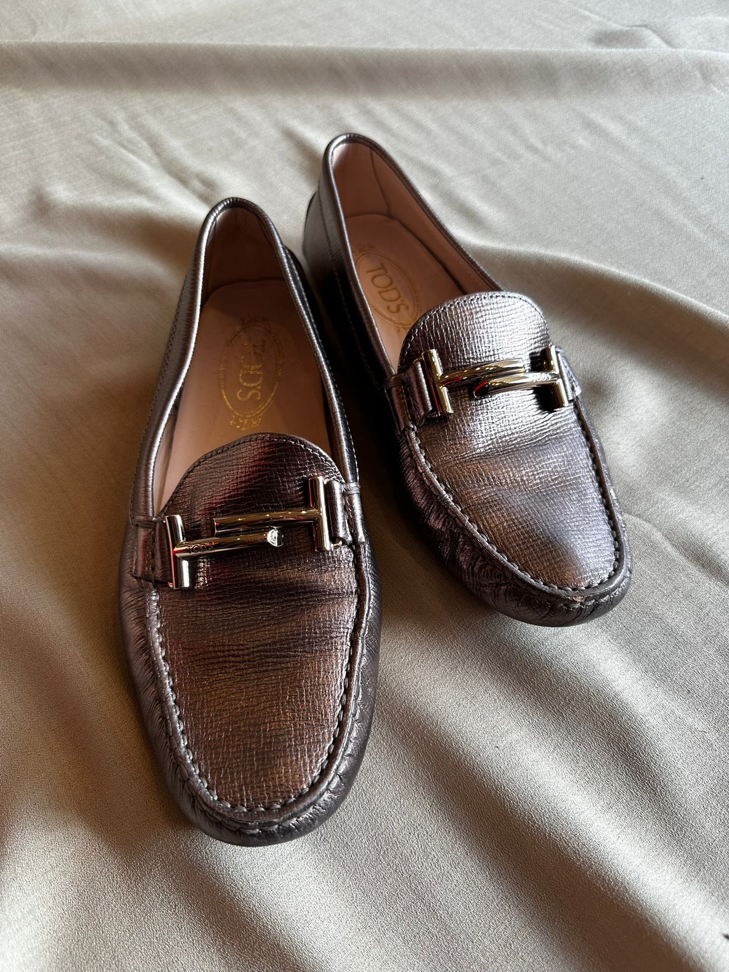 Mocassins Tod's Double T — Taille 39 1/2