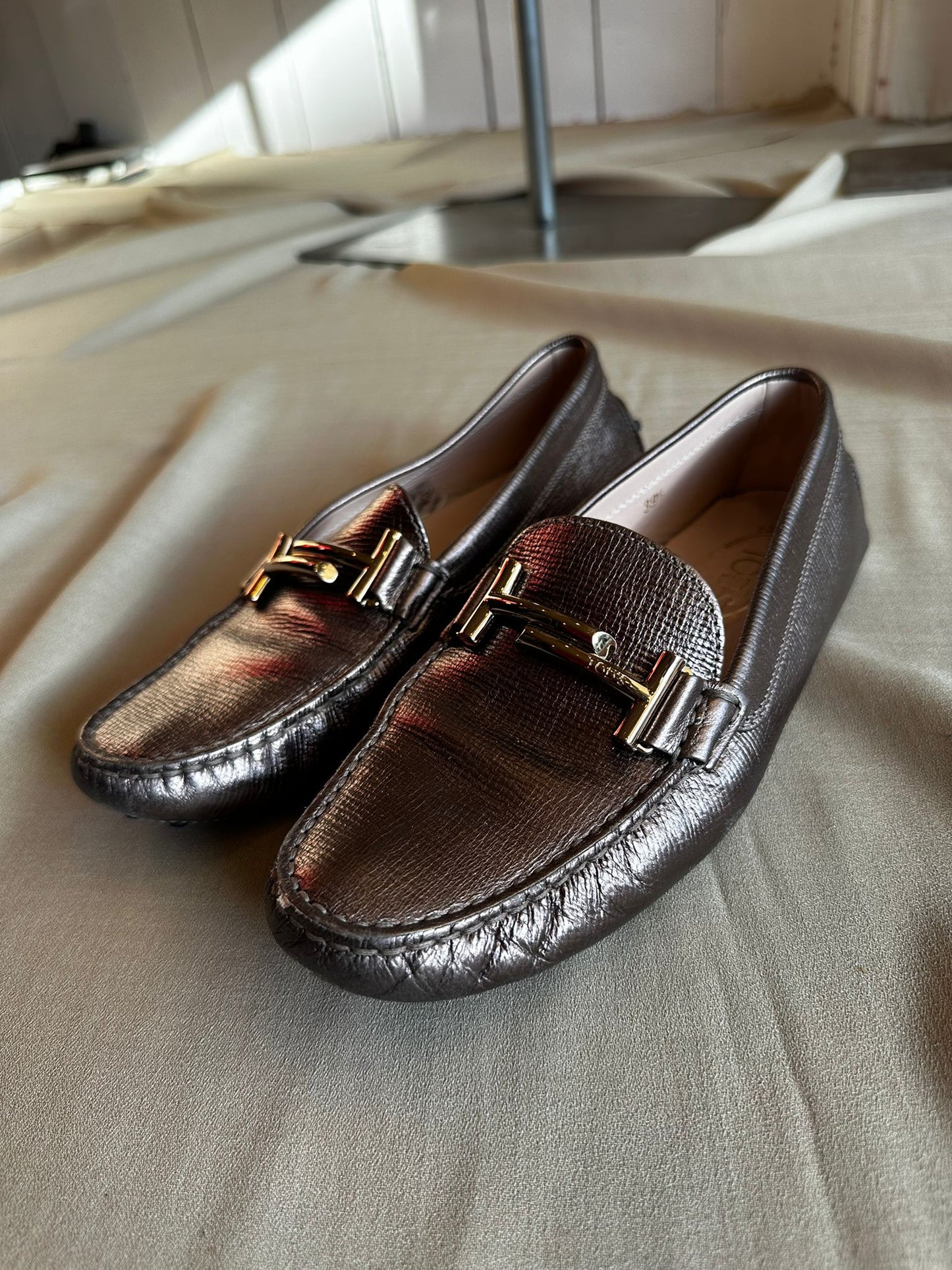 Mocassins Tod's Double T — Taille 39 1/2