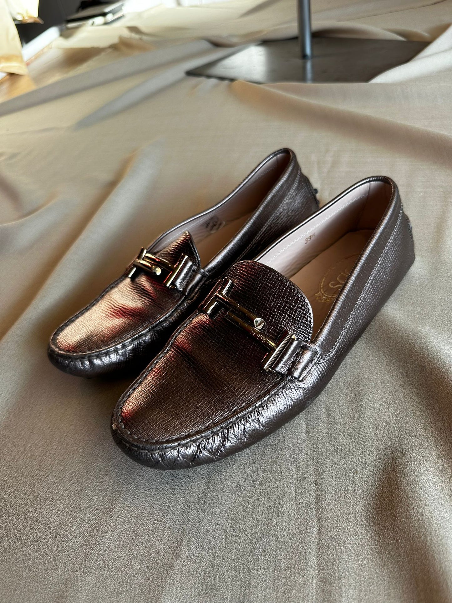 Mocassins Tod's Double T — Taille 39 1/2
