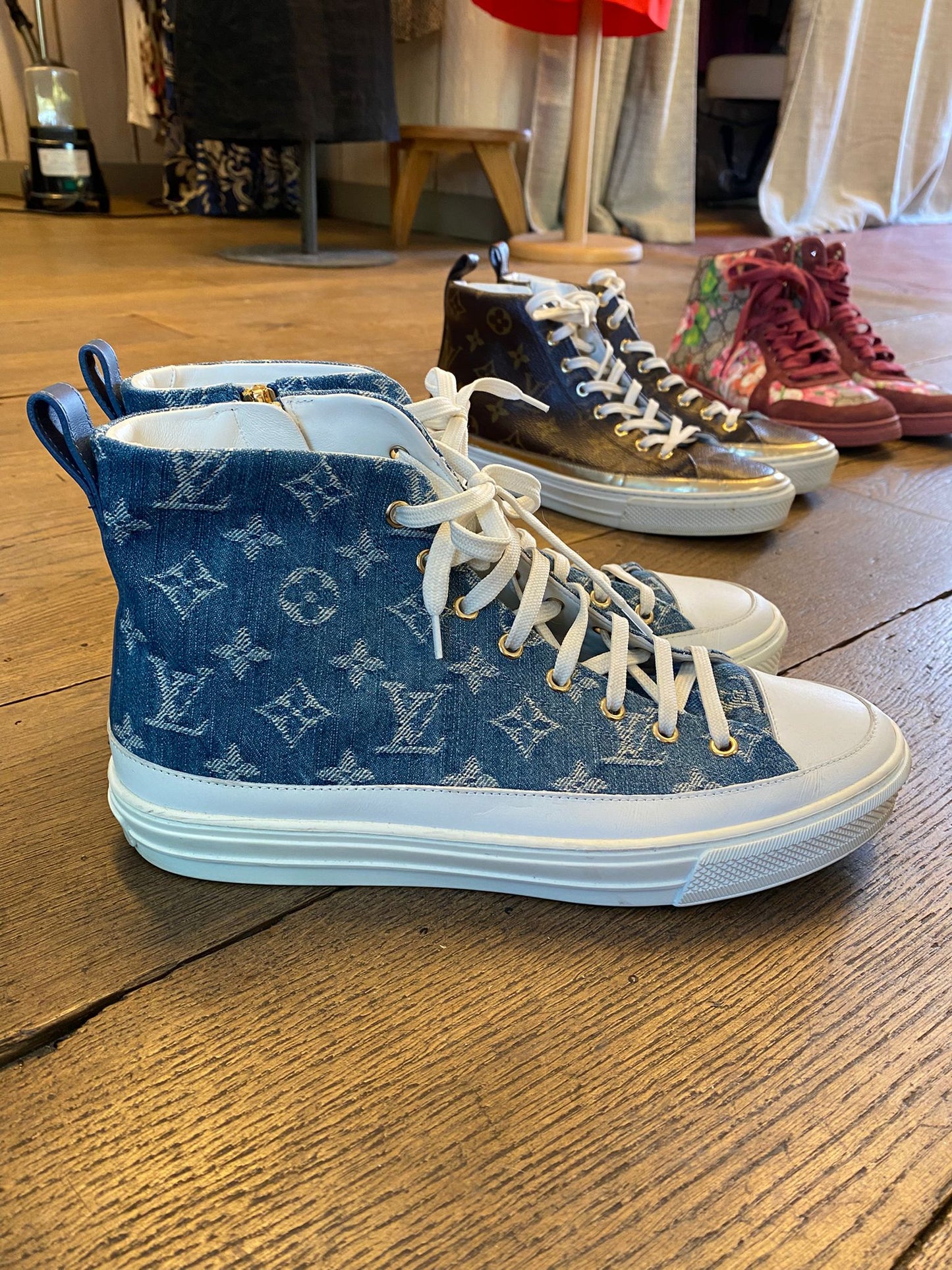 Baskets Stellar Louis Vuitton Denim — Taille 39