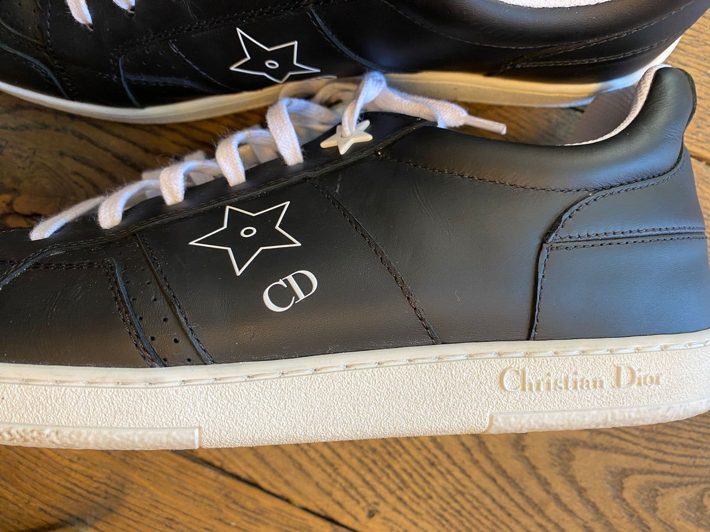 Baskets Dior Star en Cuir Noir — Taille 39