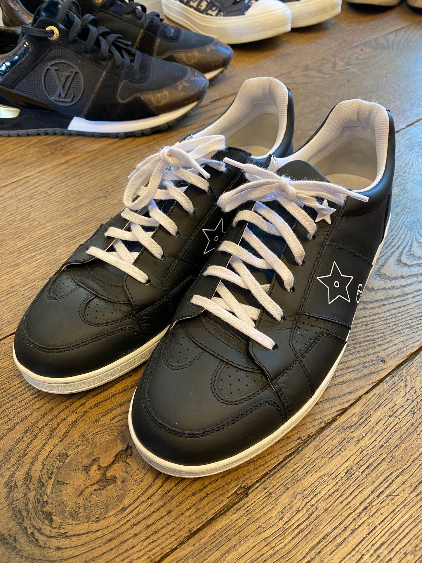 Baskets Dior Star en Cuir Noir — Taille 39