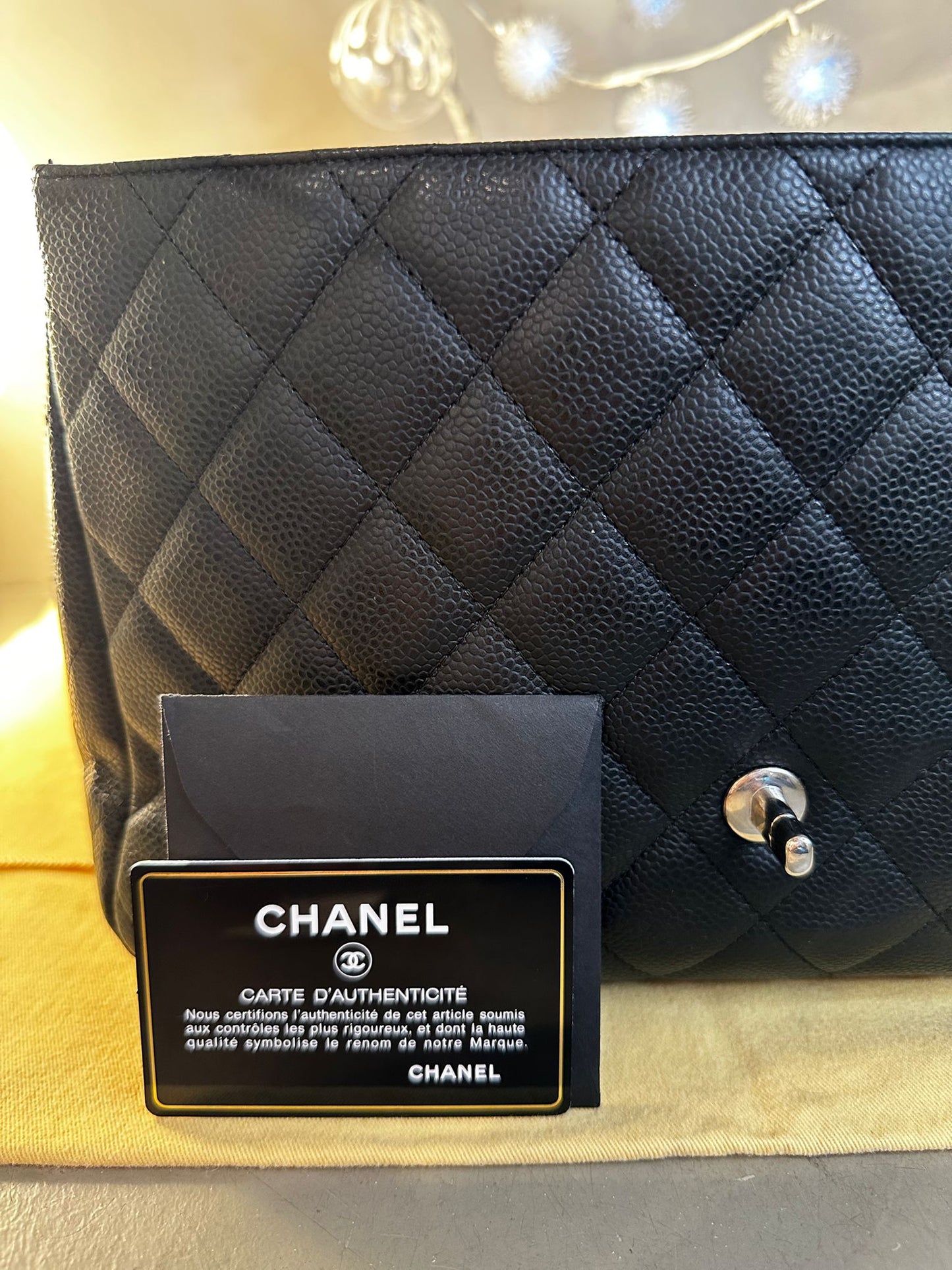Sac Chanel Timeless Jumbo Cuir Caviar Noir