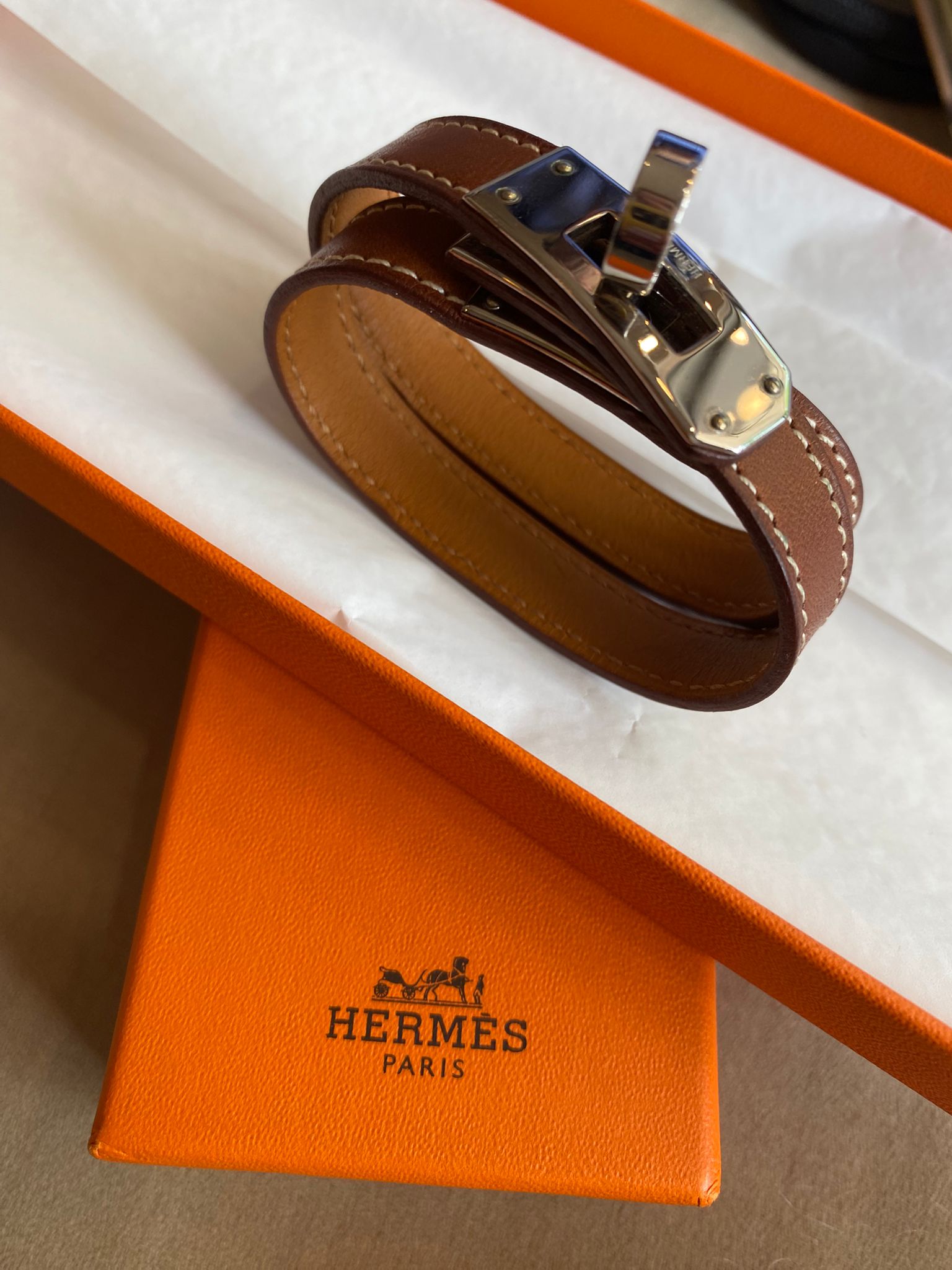 Bracelet Kelly Double Tour Hermès